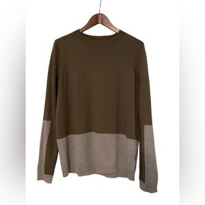 41 HAWTHORN Women’s Large Wool Blend Color Block Crew Sweater